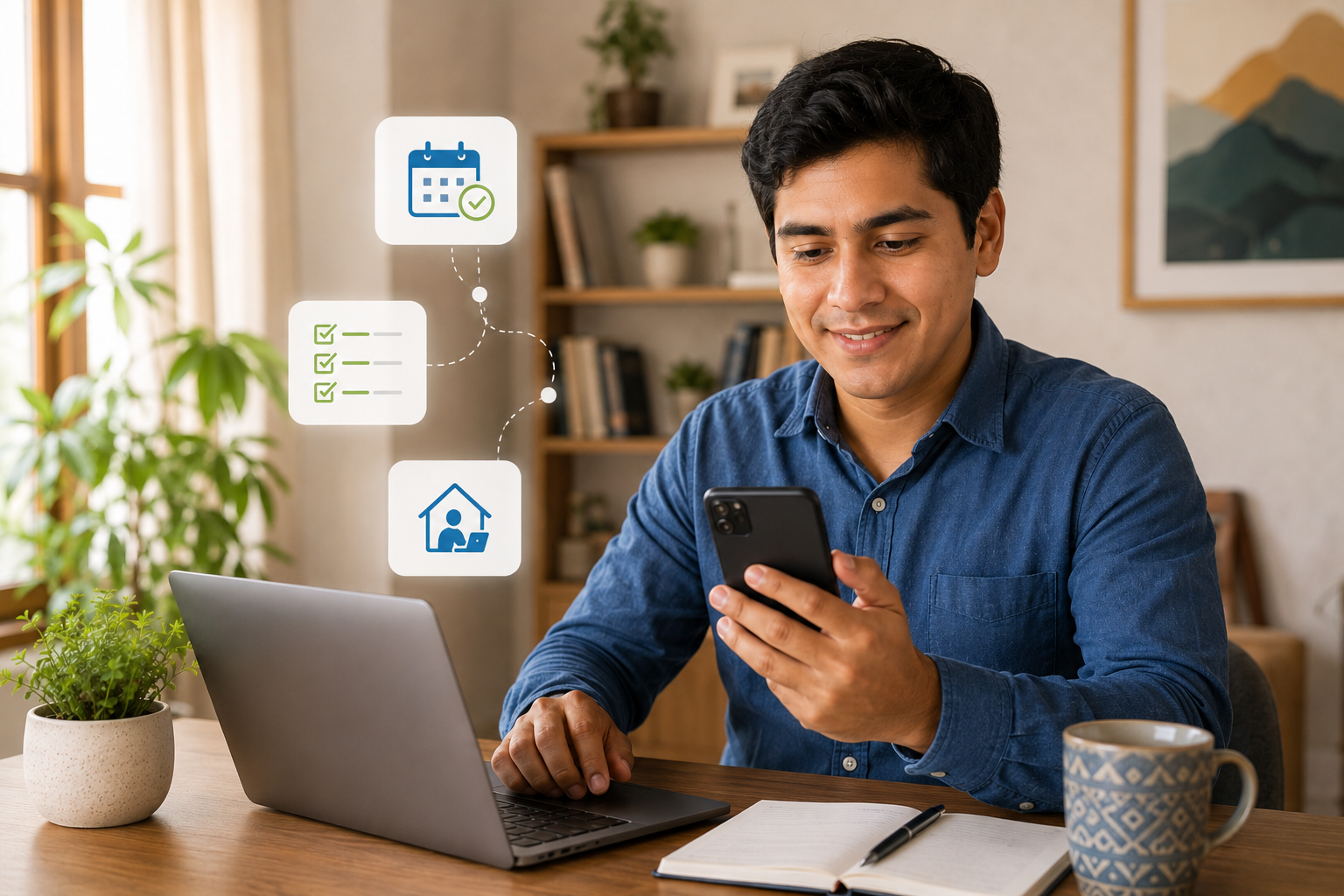 Trabajo online de medio tiempo desde el celular